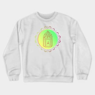 Glowing Candle Lantern Crewneck Sweatshirt